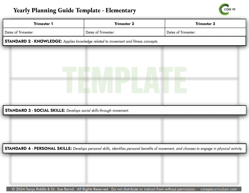 TRIMESTER Planning TEMPLATE - pg. 2